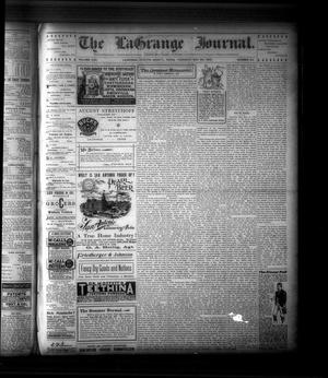 The La Grange Journal. (La Grange, Tex.), Vol. 23, No. 22, Ed. 1 Thursday, May 29, 1902