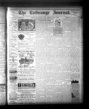 The La Grange Journal. (La Grange, Tex.), Vol. 23, No. 33, Ed. 1 Thursday, August 14, 1902