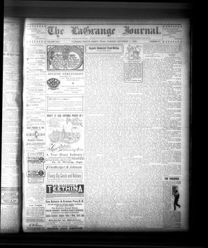 The La Grange Journal. (La Grange, Tex.), Vol. 23, No. 37, Ed. 1 Thursday, September 11, 1902