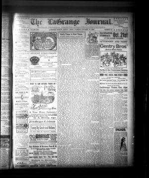 Primary view of The La Grange Journal. (La Grange, Tex.), Vol. 23, No. 42, Ed. 1 Thursday, October 16, 1902