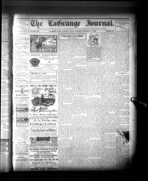 The La Grange Journal. (La Grange, Tex.), Vol. 23, No. 46, Ed. 1 Thursday, November 13, 1902