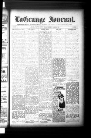 La Grange Journal. (La Grange, Tex.), Vol. 24, No. 11, Ed. 1 Thursday, March 12, 1903