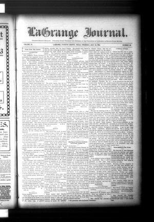 Primary view of object titled 'La Grange Journal. (La Grange, Tex.), Vol. 24, No. 30, Ed. 1 Thursday, July 23, 1903'.