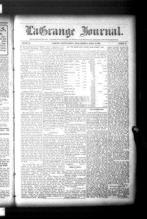 La Grange Journal. (La Grange, Tex.), Vol. 24, No. 35, Ed. 1 Thursday, August 27, 1903