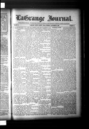 Primary view of object titled 'La Grange Journal. (La Grange, Tex.), Vol. 24, No. 39, Ed. 1 Thursday, September 24, 1903'.