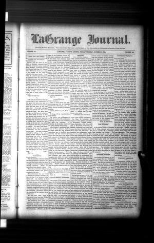 La Grange Journal. (La Grange, Tex.), Vol. 24, No. 40, Ed. 1 Thursday, October 1, 1903