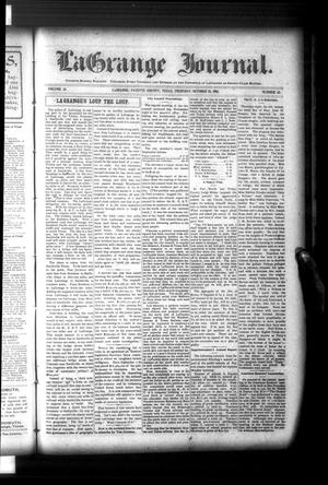 La Grange Journal. (La Grange, Tex.), Vol. 24, No. 42, Ed. 1 Thursday, October 15, 1903