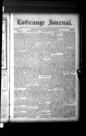 La Grange Journal. (La Grange, Tex.), Vol. 24, No. 46, Ed. 1 Thursday, November 12, 1903