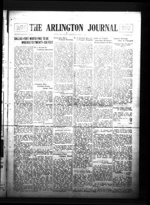 Primary view of object titled 'The Arlington Journal (Arlington, Tex.), Vol. 27, No. 12, Ed. 1 Friday, October 30, 1925'.