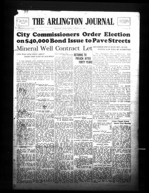 Primary view of object titled 'The Arlington Journal (Arlington, Tex.), Vol. 28, No. 13, Ed. 1 Friday, November 4, 1927'.