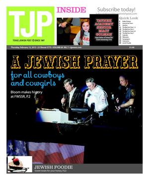 Primary view of object titled 'Texas Jewish Post (Dallas, Tex.), Vol. 69, No. 7, Ed. 1 Thursday, February 12, 2015'.