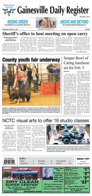 Gainesville Daily Register (Gainesville, Tex.), Vol. 126, No. 94, Ed. 1 Wednesday, January 13, 2016