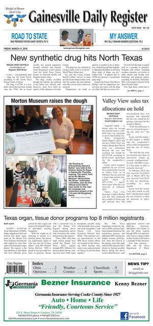 Gainesville Daily Register (Gainesville, Tex.), Vol. 126, No. 136, Ed. 1 Friday, March 11, 2016