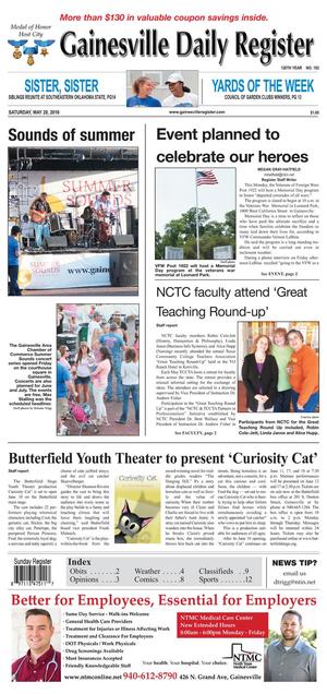 Gainesville Daily Register (Gainesville, Tex.), Vol. 126, No. 192, Ed. 1 Saturday, May 28, 2016
