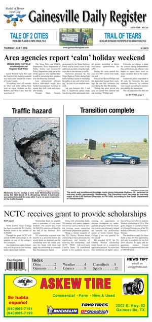 Gainesville Daily Register (Gainesville, Tex.), Vol. 126, No. 220, Ed. 1 Thursday, July 7, 2016