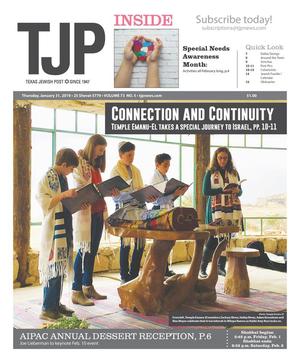 Texas Jewish Post (Dallas, Tex.), Vol. 73, No. 5, Ed. 1 Thursday, January 31, 2019