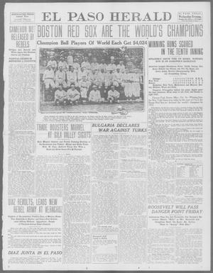 El Paso Herald (El Paso, Tex.), Ed. 1, Wednesday, October 16, 1912