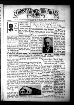 Christian Chronicle (Abilene, Tex.), Vol. 3, No. 20, Ed. 1 Wednesday, October 17, 1945