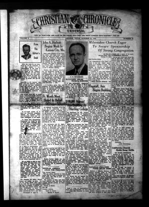 Christian Chronicle (Abilene, Tex.), Vol. 3, No. 21, Ed. 1 Wednesday, October 24, 1945