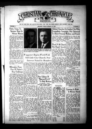 Christian Chronicle (Abilene, Tex.), Vol. 3, No. 41, Ed. 1 Wednesday, March 13, 1946