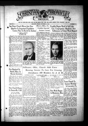 Christian Chronicle (Abilene, Tex.), Vol. 4, No. 18, Ed. 1 Wednesday, October 9, 1946