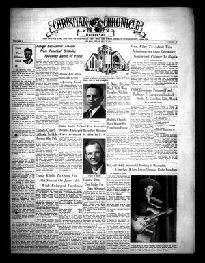 Christian Chronicle (Abilene, Tex.), Vol. 4, No. 47, Ed. 1 Wednesday, May 7, 1947