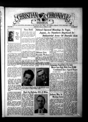 Christian Chronicle (Abilene, Tex.), Vol. 5, No. 47, Ed. 1 Wednesday, April 21, 1948