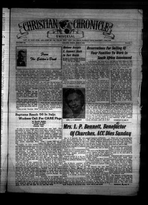 Christian Chronicle (Abilene, Tex.), Vol. 7, No. 2, Ed. 1 Wednesday, June 8, 1949