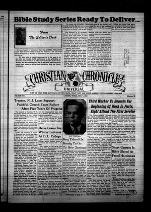 Primary view of object titled 'Christian Chronicle (Abilene, Tex.), Vol. 7, No. 28, Ed. 1 Wednesday, December 7, 1949'.