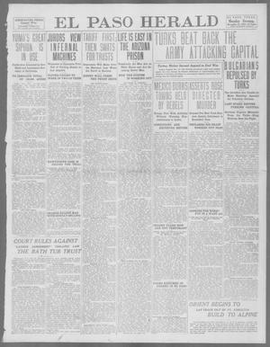 Primary view of object titled 'El Paso Herald (El Paso, Tex.), Ed. 1, Monday, November 18, 1912'.
