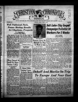 Christian Chronicle (Abilene, Tex.), Vol. 8, No. 4, Ed. 1 Wednesday, June 21, 1950