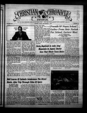 Christian Chronicle (Abilene, Tex.), Vol. 8, No. 15, Ed. 1 Wednesday, September 6, 1950