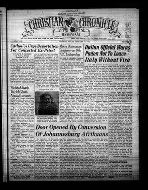 Christian Chronicle (Abilene, Tex.), Vol. 8, No. 34, Ed. 1 Wednesday, January 17, 1951