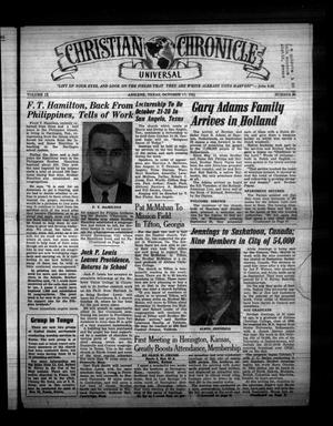 Christian Chronicle (Abilene, Tex.), Vol. 9, No. 20, Ed. 1 Wednesday, October 17, 1951