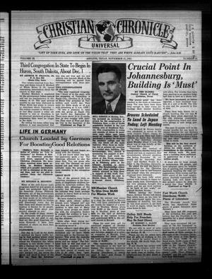 Christian Chronicle (Abilene, Tex.), Vol. 9, No. 25, Ed. 1 Wednesday, November 21, 1951