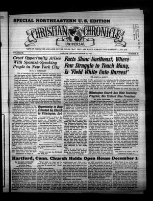 Primary view of object titled 'Christian Chronicle (Abilene, Tex.), Vol. 9, No. 28, Ed. 1 Wednesday, December 12, 1951'.