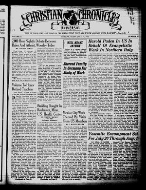 Christian Chronicle (Abilene, Tex.), Vol. 10, No. 7, Ed. 1 Wednesday, July 16, 1952