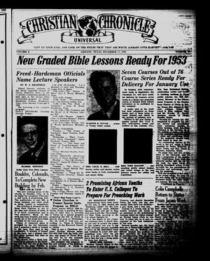 Christian Chronicle (Abilene, Tex.), Vol. 10, No. 29, Ed. 1 Wednesday, December 17, 1952