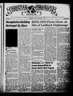 Christian Chronicle (Abilene, Tex.), Vol. 10, No. 32, Ed. 1 Wednesday, January 7, 1953
