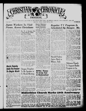 Christian Chronicle (Abilene, Tex.), Vol. 10, No. 36, Ed. 1 Wednesday, February 4, 1953