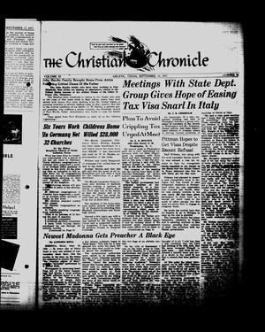 The Christian Chronicle (Abilene, Tex.), Vol. 11, No. 18, Ed. 1 Wednesday, September 30, 1953
