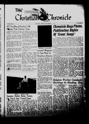 The Christian Chronicle (Abilene, Tex.), Vol. 11, No. 19, Ed. 1 Wednesday, October 7, 1953