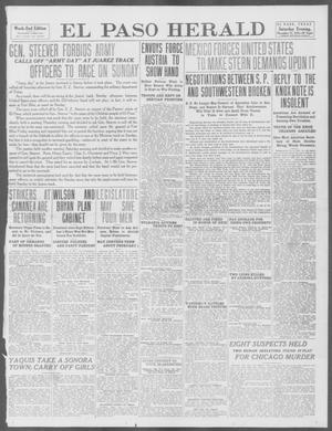 Primary view of object titled 'El Paso Herald (El Paso, Tex.), Ed. 1, Saturday, December 21, 1912'.