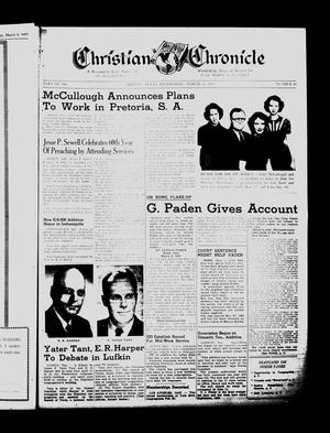 Christian Chronicle (Abilene, Tex.), Vol. 12, No. 40, Ed. 1 Wednesday, March 16, 1955