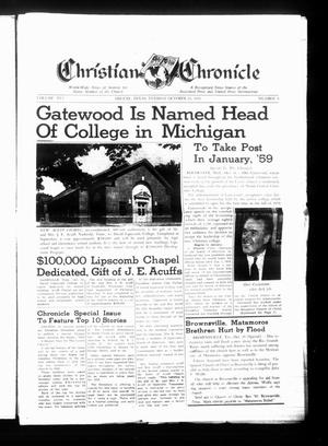 Christian Chronicle (Abilene, Tex.), Vol. 16, No. 4, Ed. 1 Tuesday, October 28, 1958