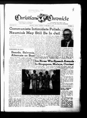 Christian Chronicle (Abilene, Tex.), Vol. 16, No. 18, Ed. 1 Tuesday, February 10, 1959