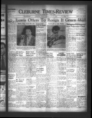 Cleburne Times-Review (Cleburne, Tex.), Vol. [34], No. 5, Ed. 1 Tuesday, October 11, 1938