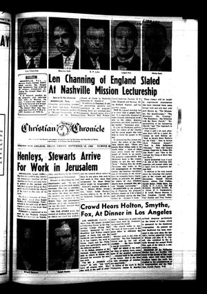Christian Chronicle (Abilene, Tex.), Vol. 17, No. 48, Ed. 1 Friday, September 16, 1960