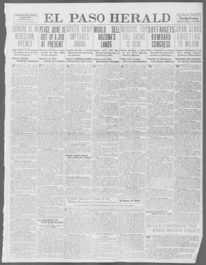 Primary view of object titled 'El Paso Herald (El Paso, Tex.), Ed. 1, Thursday, March 6, 1913'.