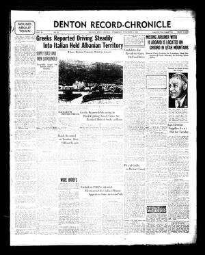 Denton Record-Chronicle (Denton, Tex.), Vol. 40, No. 70, Ed. 1 Monday, November 4, 1940
